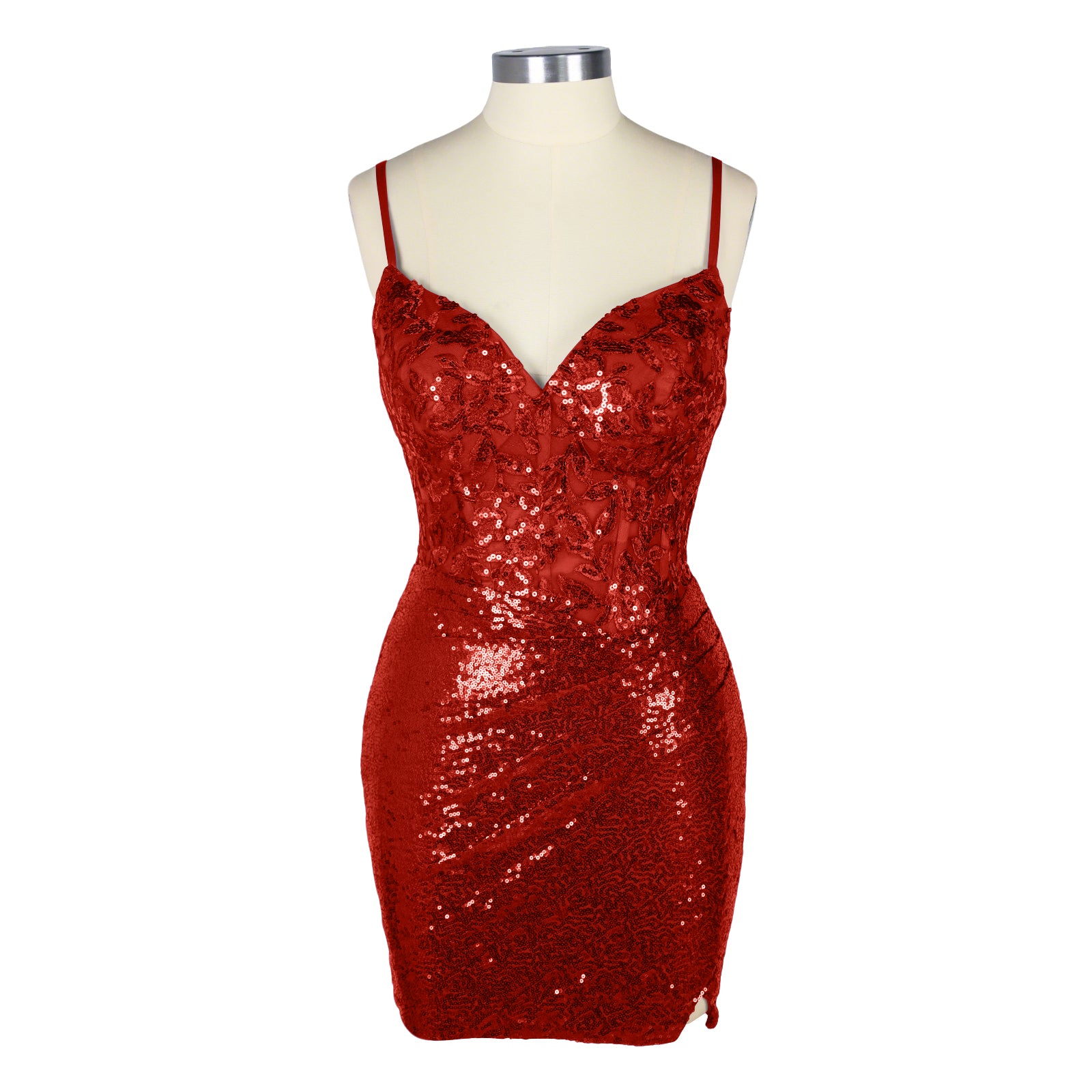 Backless Sequin Mini Dress – SelfMoment