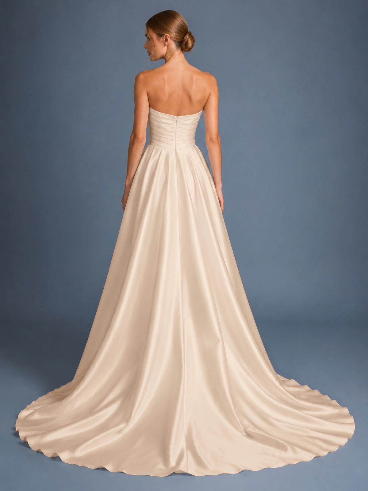 A-line Wedding Dress with Ruched 