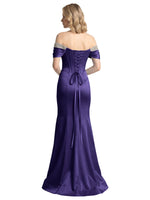 Corset Beaded Trumpet Prom Dress 
