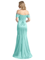 Corset Beaded Trumpet Prom Dress 