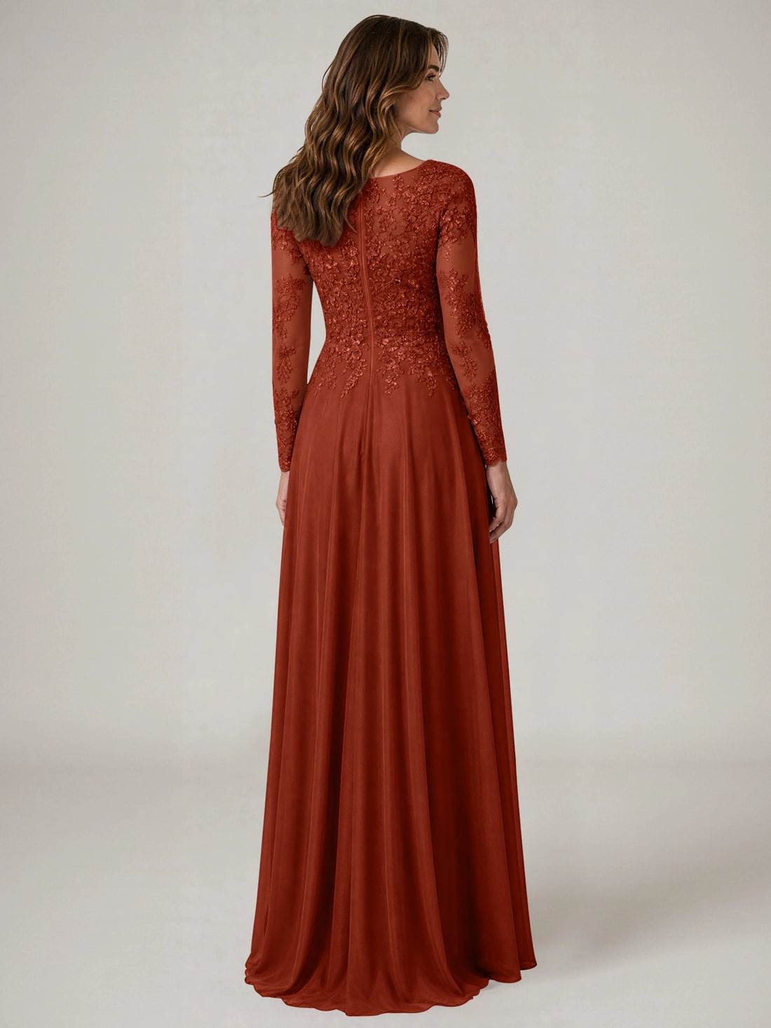 A-line Mother of the Bride Dress with Appliques