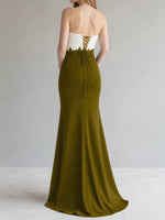 Trumpet Mother of the Bride Dress with Appliques