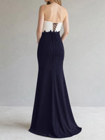 Trumpet Mother of the Bride Dress with Appliques