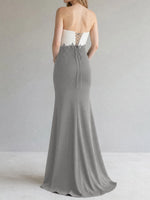 Trumpet Mother of the Bride Dress with Appliques