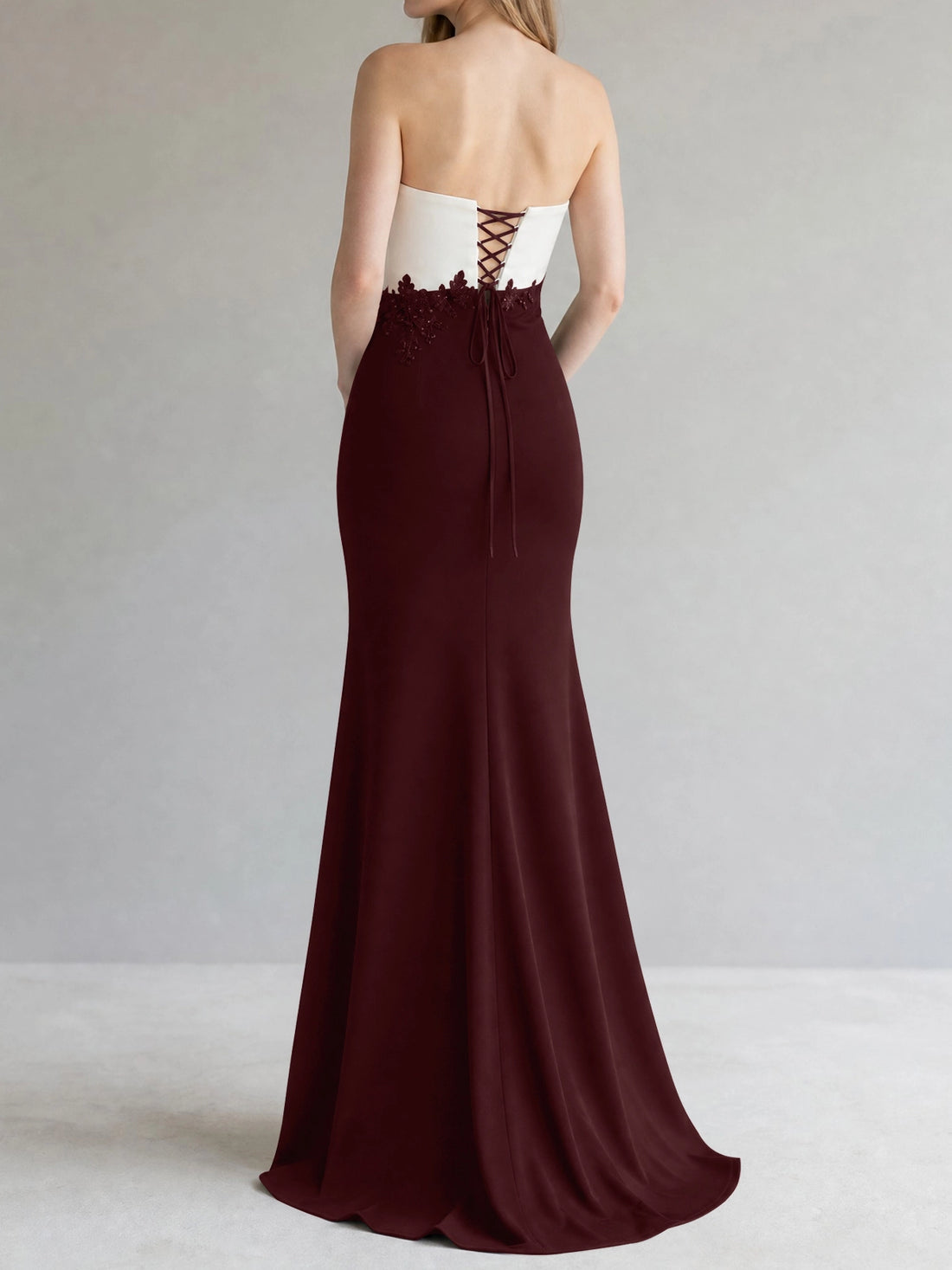 Trumpet Mother of the Bride Dress with Appliques