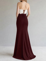 Trumpet Mother of the Bride Dress with Appliques