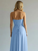 Sweetheart Bridesmaid Dress with Slit 