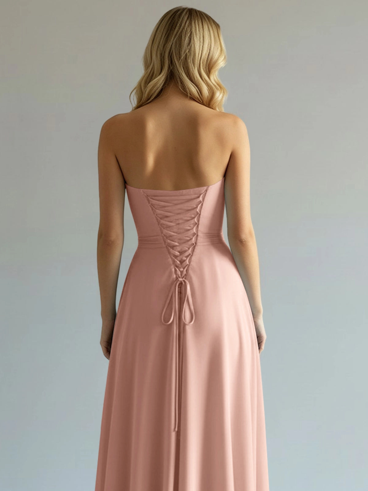 Sweetheart Bridesmaid Dress with Slit 