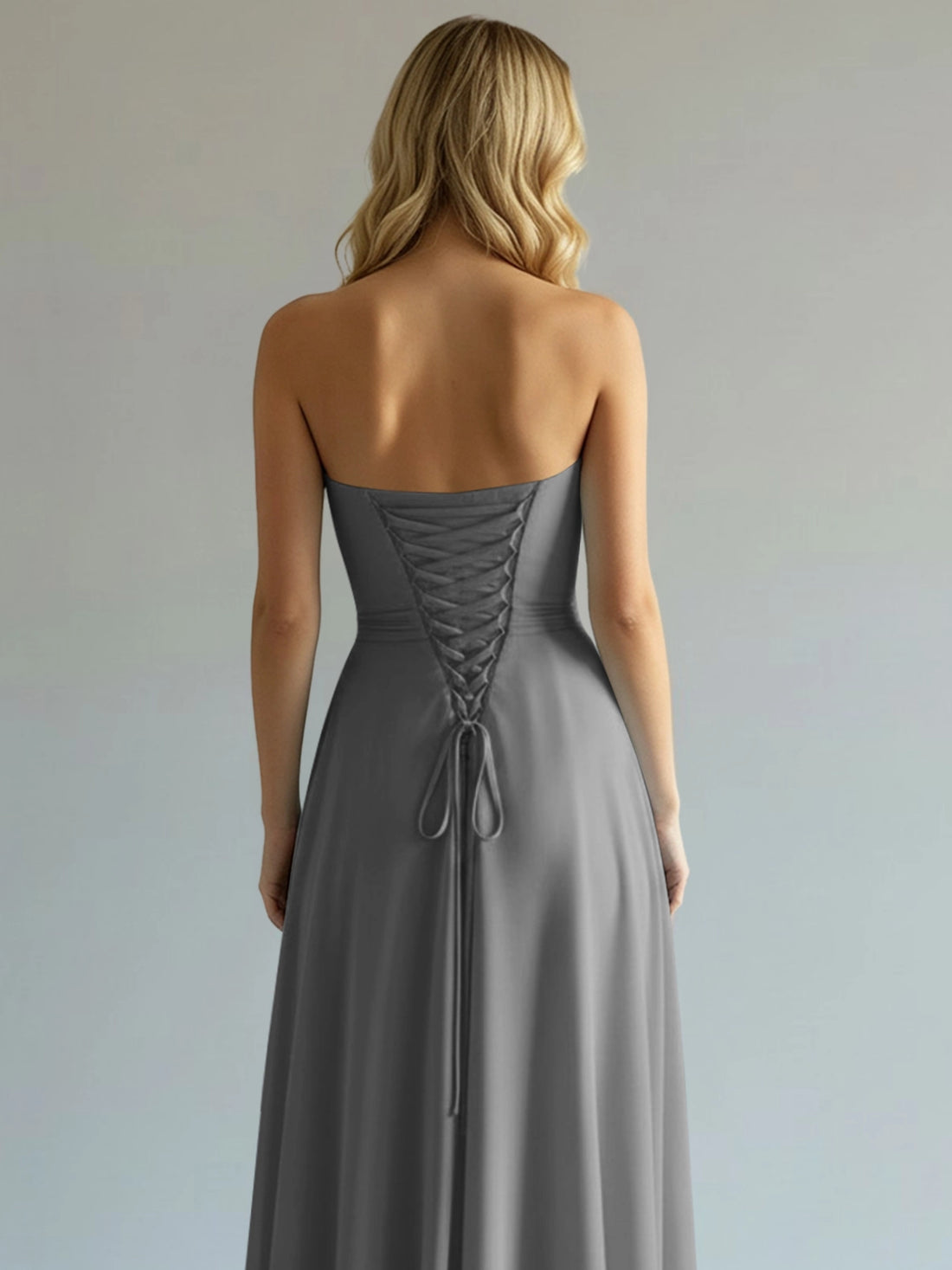 Sweetheart Bridesmaid Dress with Slit 
