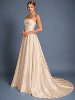 A-line Wedding Dress with Ruched 