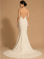 Mermaid Wedding Dress with Cowl Neck 