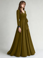 Stretch Satin Mother of the Bride Dress with Crystal