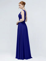 One-Shoulder Side Cut-Out Bridesmaid Dress 