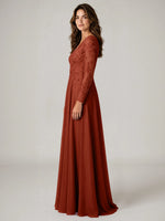 A-line Mother of the Bride Dress with Appliques