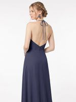 Chiffon Bridesmaid Dress with Halter 
