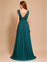 Chiffon Prom Dress with Appliques