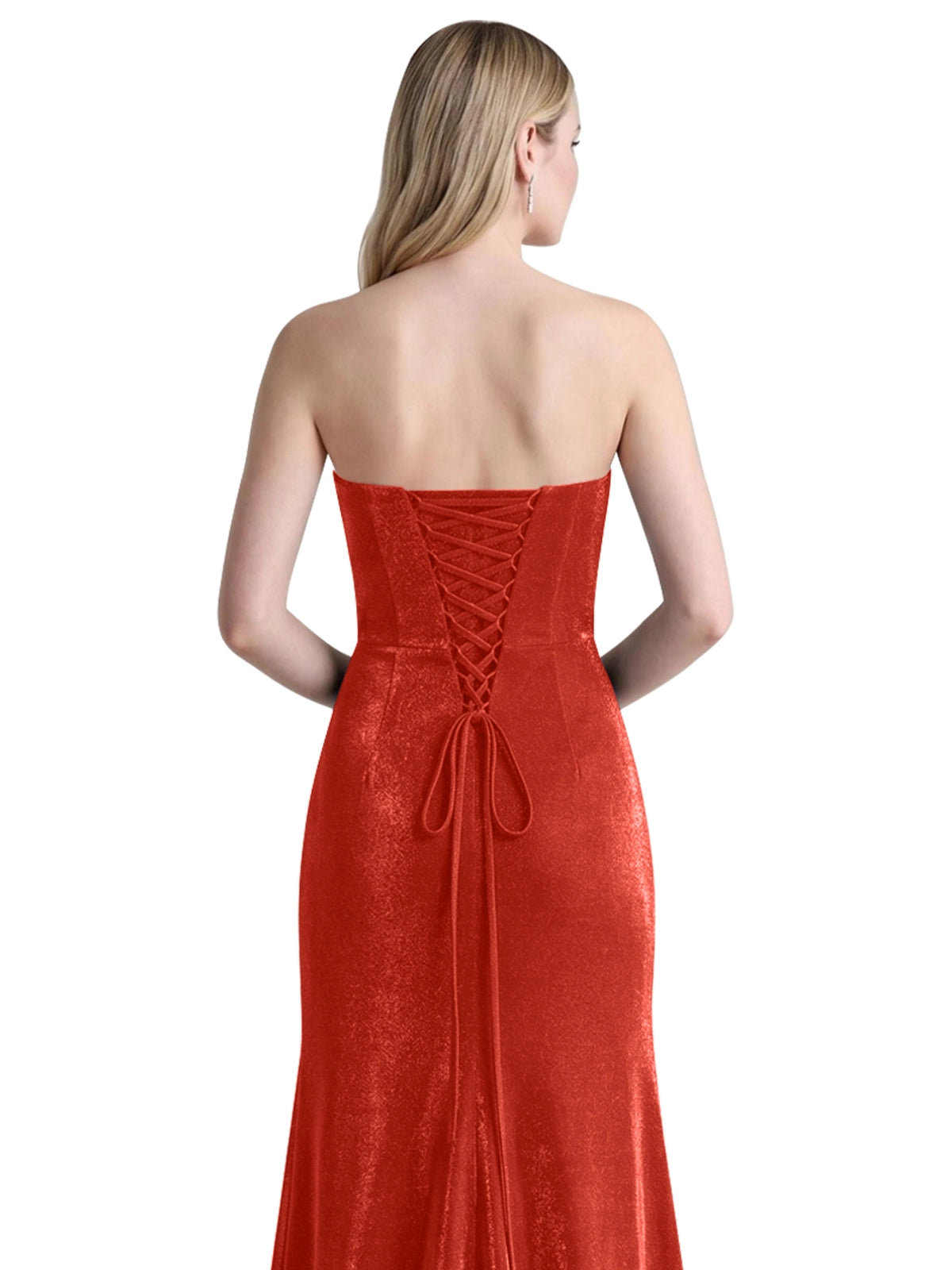 Velvet Prom Dress with Beaded Applique 
