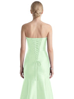 Strapless Ruched Bodice Prom Dress 