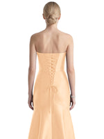 Strapless Ruched Bodice Prom Dress 