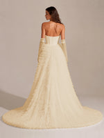 Tulle Wedding Dress with High-Low 