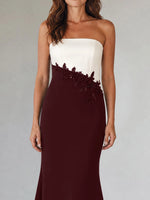 Trumpet Mother of the Bride Dress with Appliques