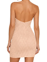 Sparkling Sheath Beading Mini Dress 
