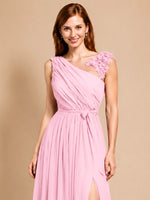 Chiffon Prom Dress with Appliques