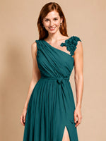 Chiffon Prom Dress with Appliques