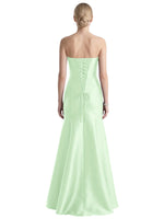 Strapless Ruched Bodice Prom Dress 