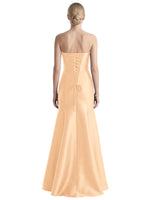 Strapless Ruched Bodice Prom Dress 