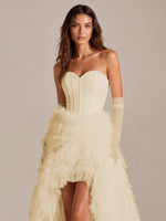 Tulle Wedding Dress with High-Low 