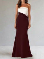 Trumpet Mother of the Bride Dress with Appliques