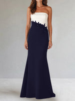 Trumpet Mother of the Bride Dress with Appliques