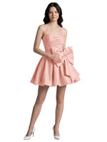 Halter Oversized Bow Mini Dress 