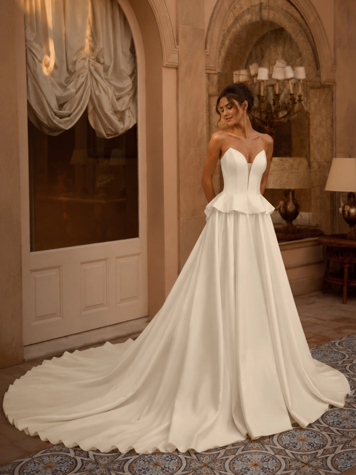 A-line Wedding Dress with Sweetheart 