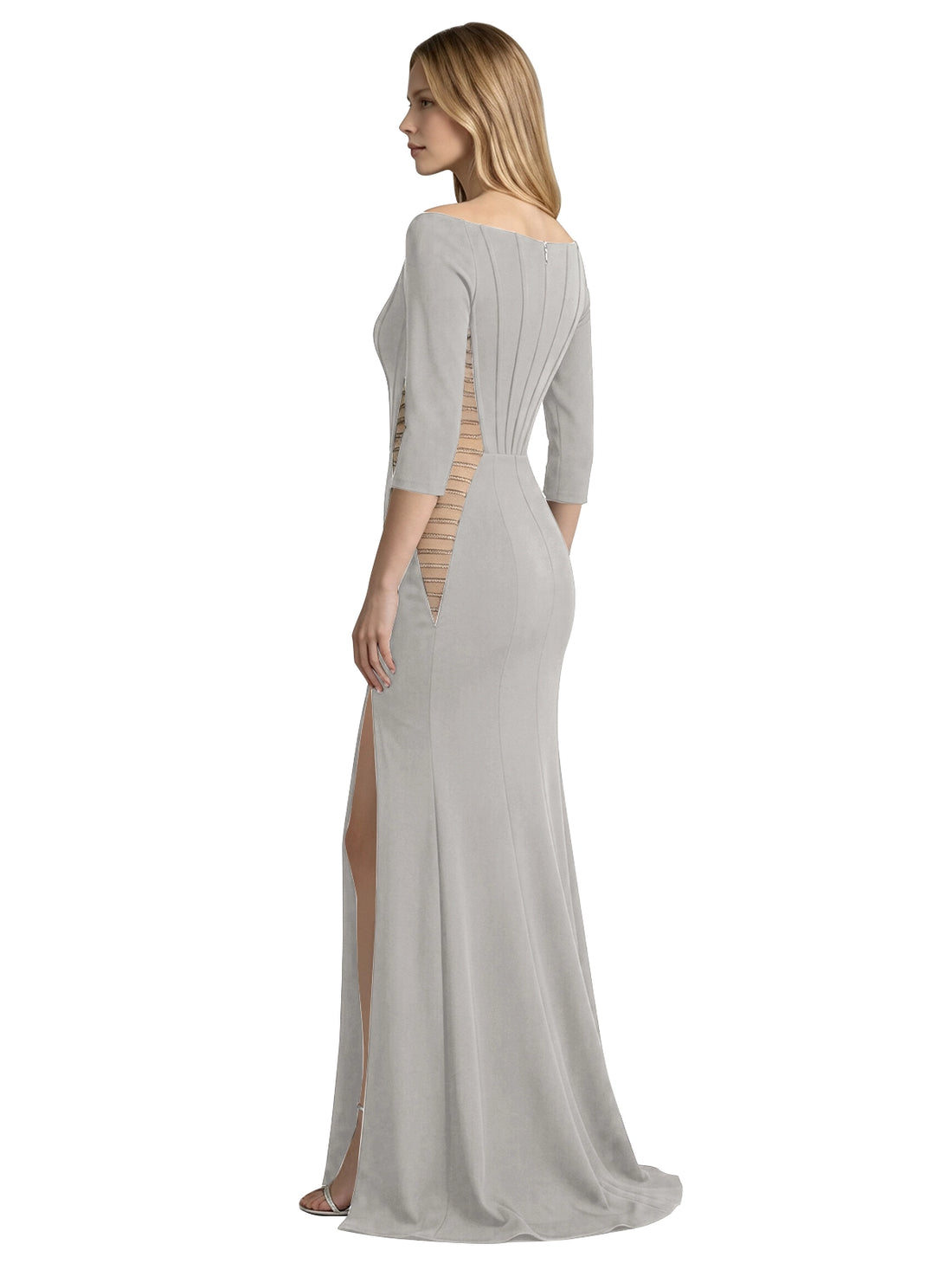Side Cutout Slit Prom Dress 