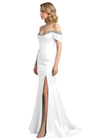 Corset Beaded Trumpet Prom Dress 