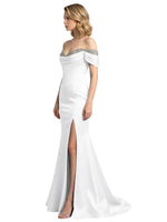 Corset Beaded Trumpet Prom Dress 