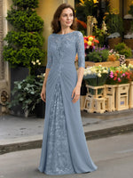 Lace Mother of the Bride Dress with Applique 