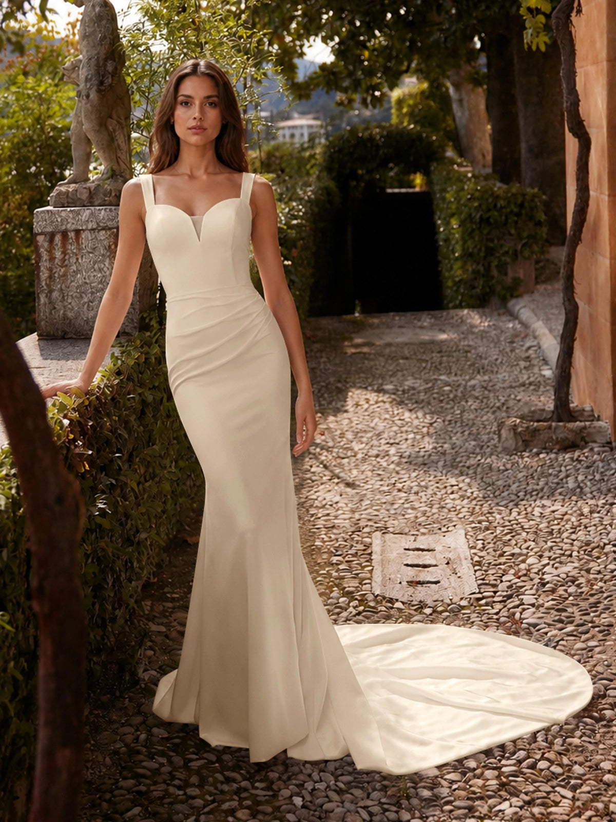 Mermiad Wedding Dress with Sweetheart Neckline