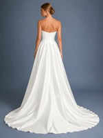 A-line Wedding Dress with Ruched 