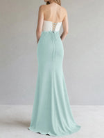 Trumpet Mother of the Bride Dress with Appliques