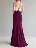 Trumpet Mother of the Bride Dress with Appliques