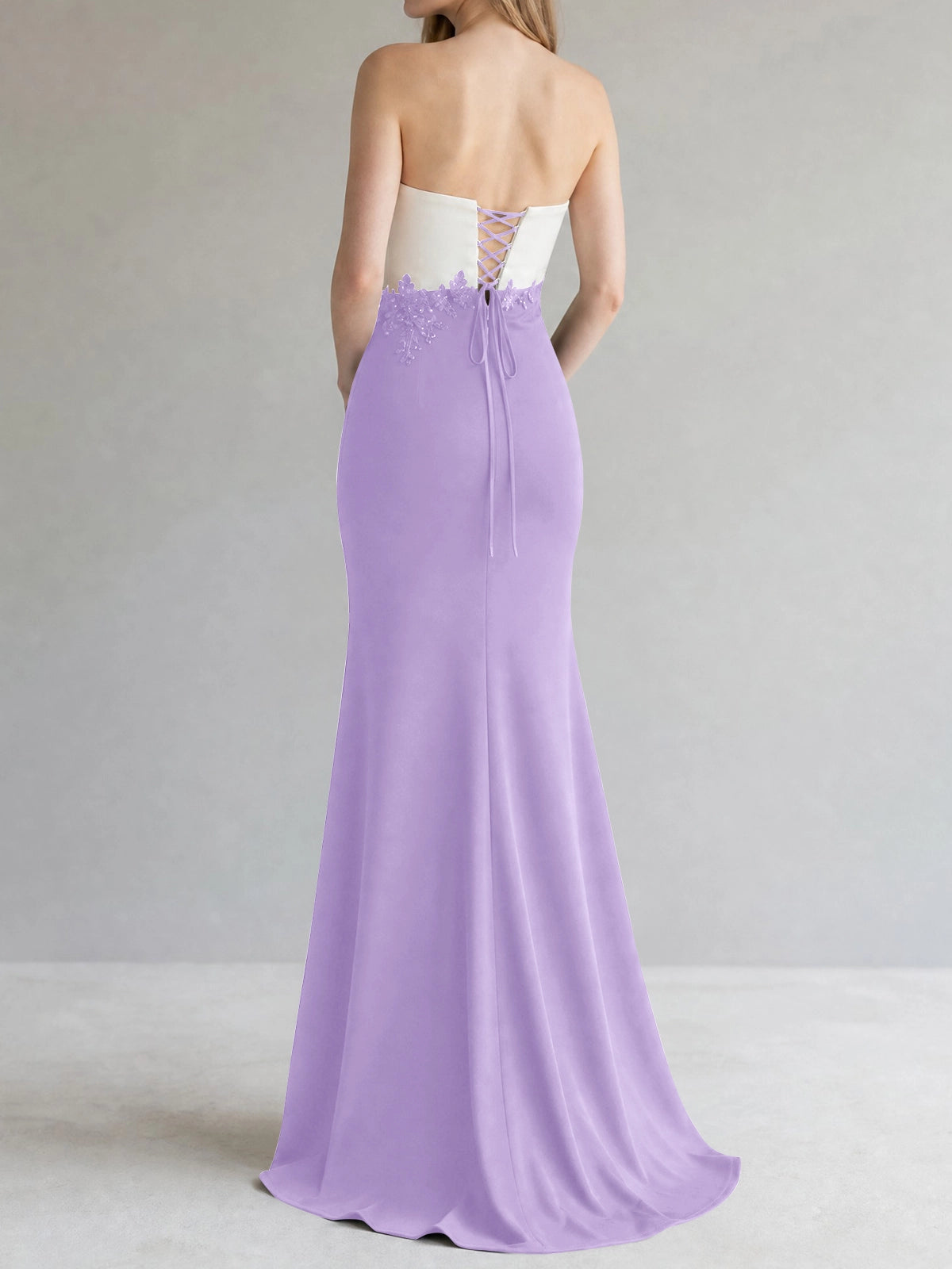 Trumpet Mother of the Bride Dress with Appliques
