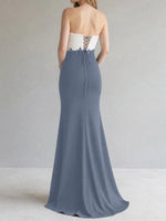 Trumpet Mother of the Bride Dress with Appliques