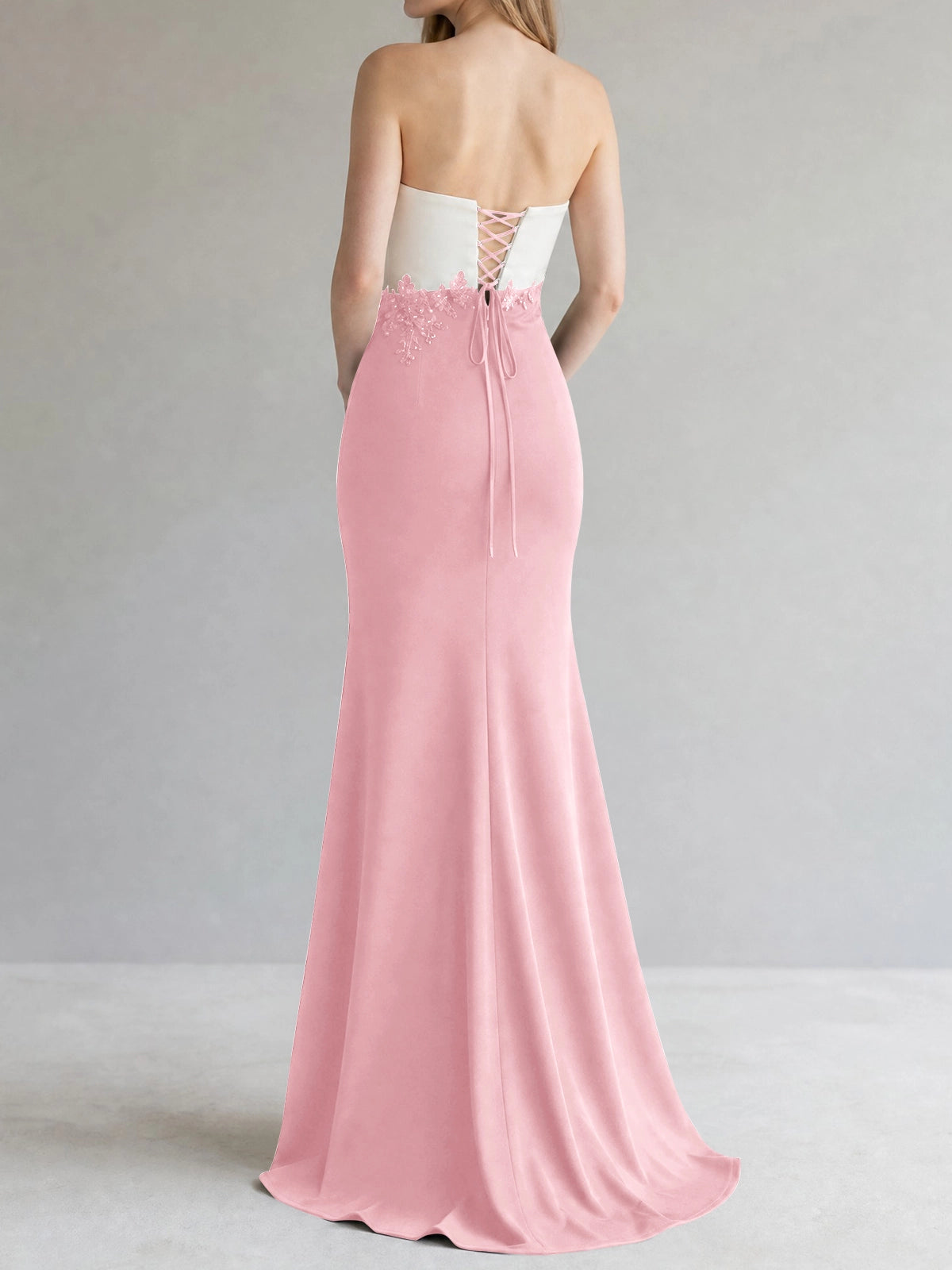 Trumpet Mother of the Bride Dress with Appliques