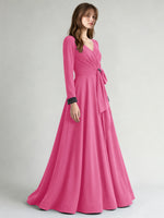 Stretch Satin Mother of the Bride Dress with Crystal