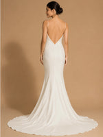Mermaid Wedding Dress with Cowl Neck 