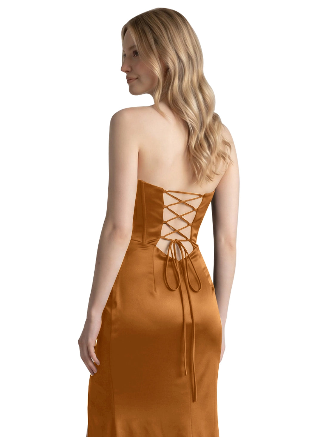 High Slit Sweetheart Prom Dress 