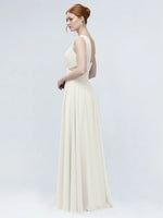One-Shoulder Side Cut-Out Bridesmaid Dress 